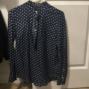JCrew Poka dot blouse